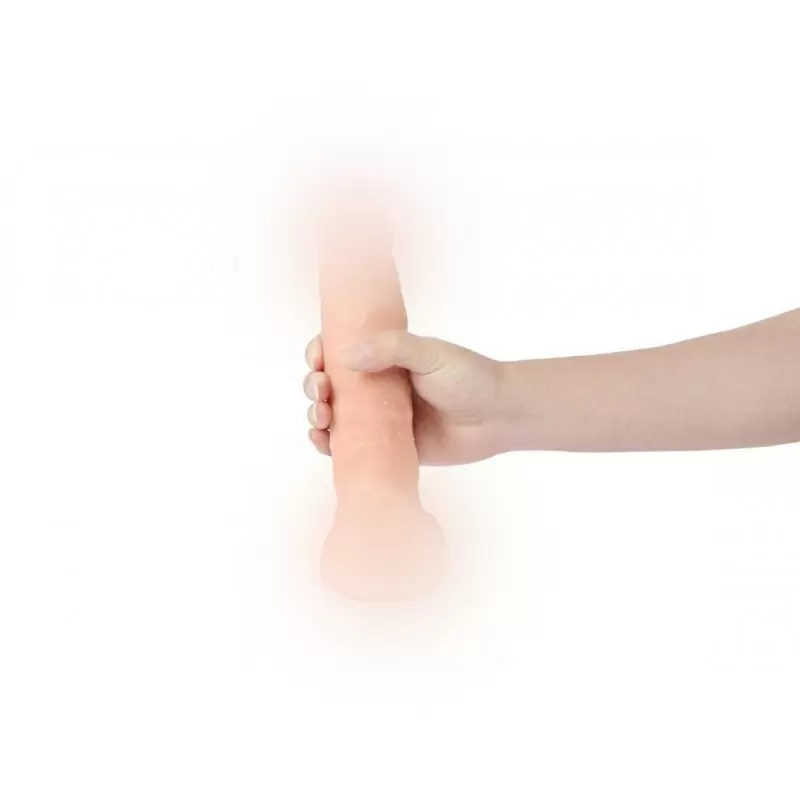 Реалистичный фаллоимитатор Real, с мошонкой, 24 см, ПВХ, телесный