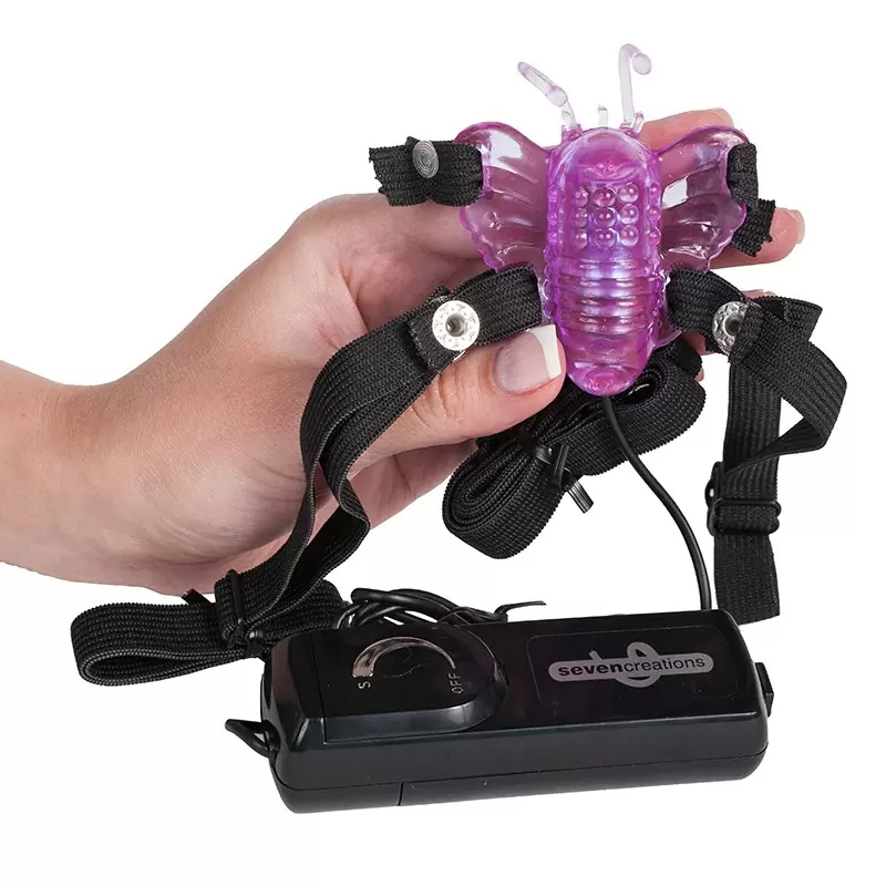 Вибростимулятор клитора Butterfly – фиолетовый