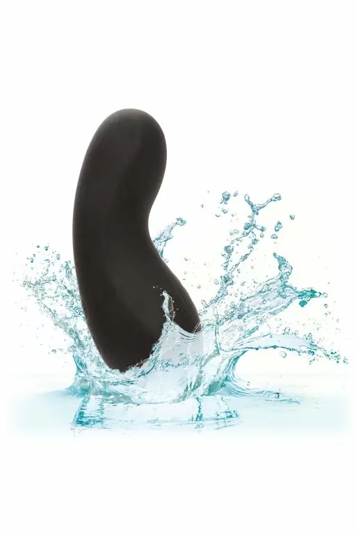 Изогнутое виброяйцо Wristband Remote Curve, с пультом-браслетом, 7,5 см, 12 режимов, черный