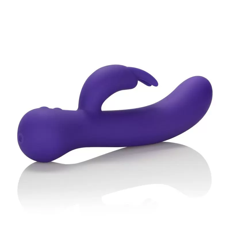 Вибромассажер двойной Vanity Vs18 со стимулятором клитора – фиолетовый