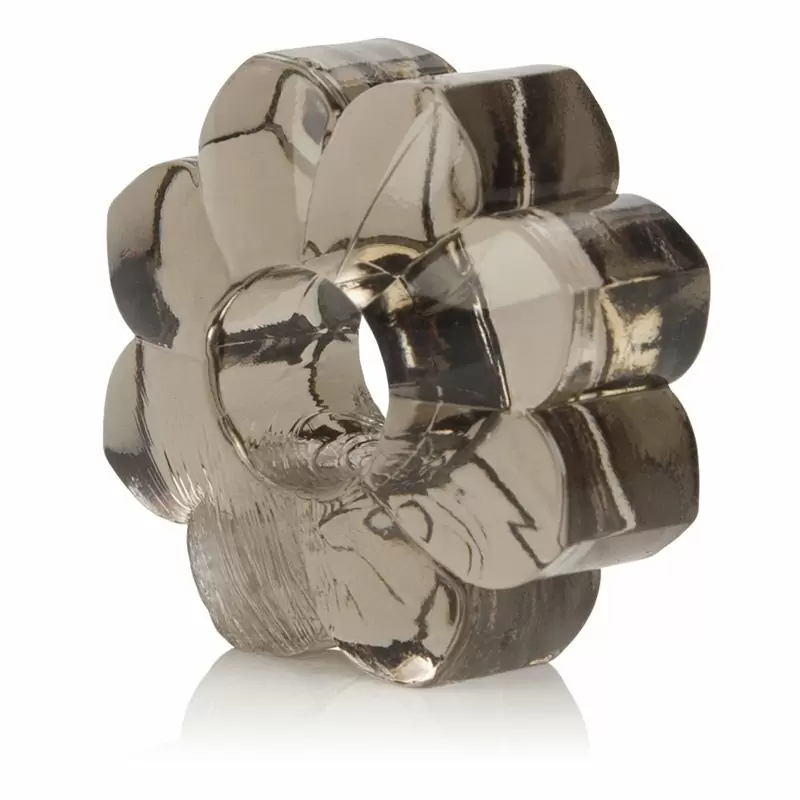 Комплект из 4-х колец Basic Essentials Super Stretchy TPR Enhancers – серый