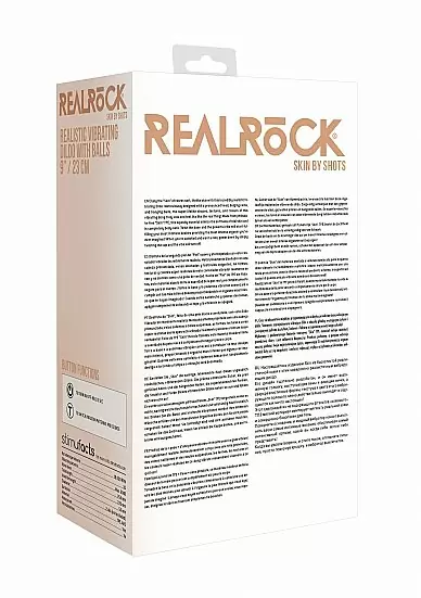 Фаллоимитатор с вибрацией Vibrating Dildo With Balls - 23 см.