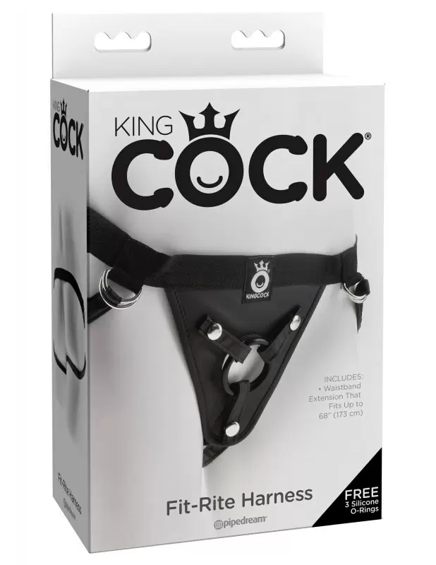 Трусики для страпона King Cock Fit-Rite Harness - черный