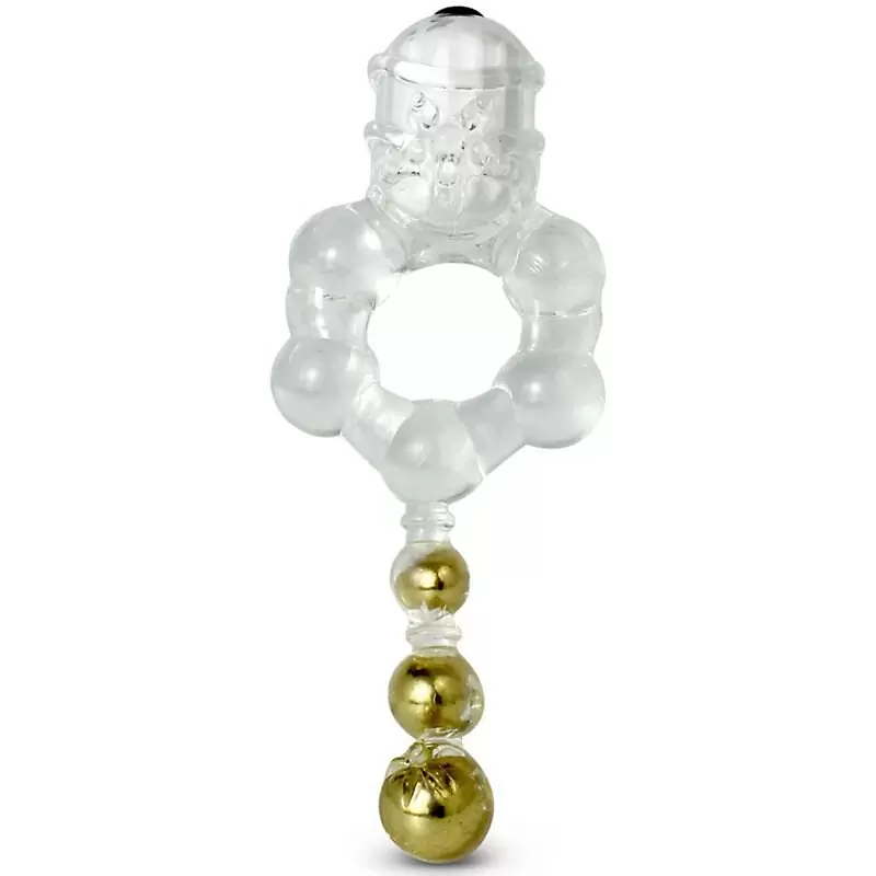 Эрекционное виброкольцо Screaming O - Bang O с тремя шариками – прозрачный