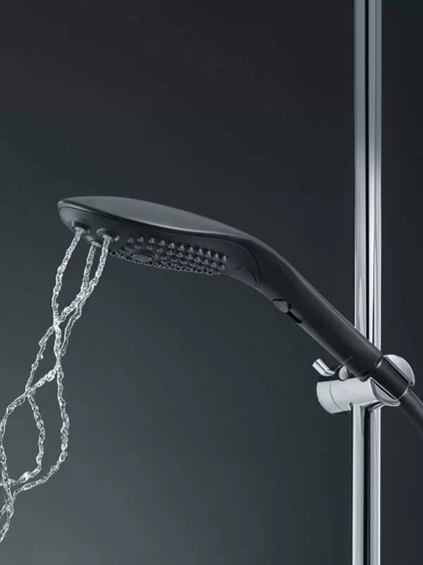 Насадка для душа Womanizer Wave, 27 см, 3 режима, черная