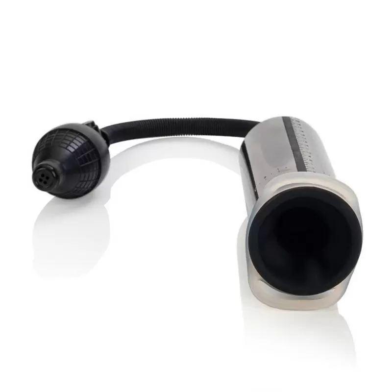 Вакуумная помпа и эрекционное кольцо Precision Pump with Erection Enhancer – черный