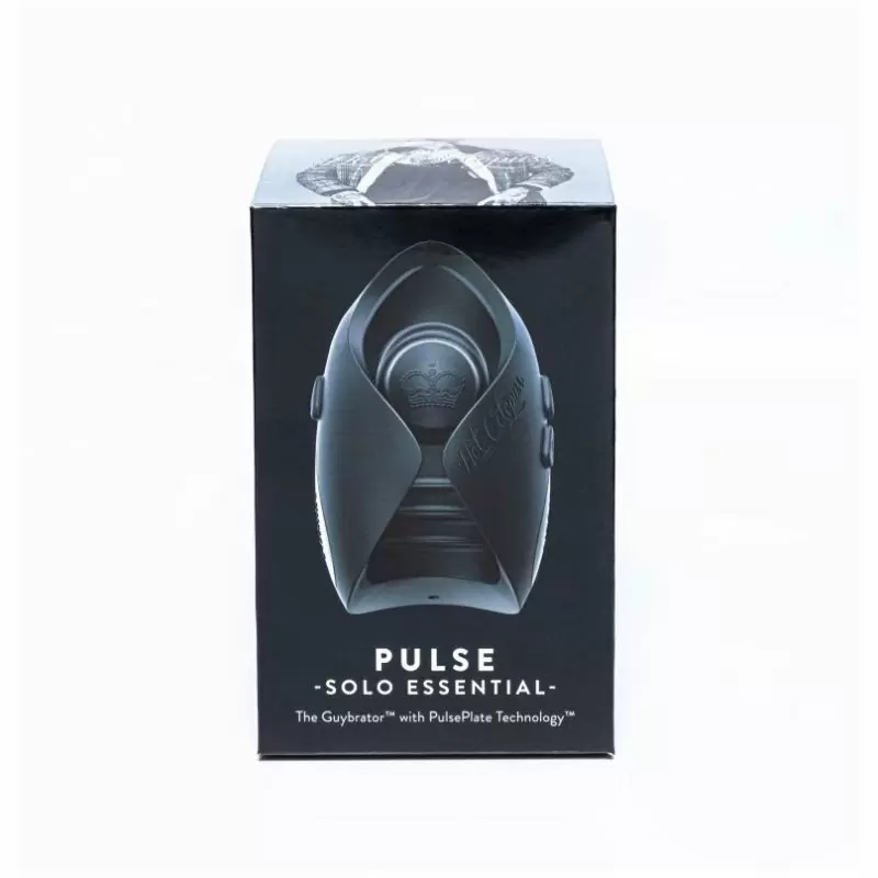 Инновационный мастурбатор для мужчин «Pulse Solo Essential The Guybrator» с пульсацией