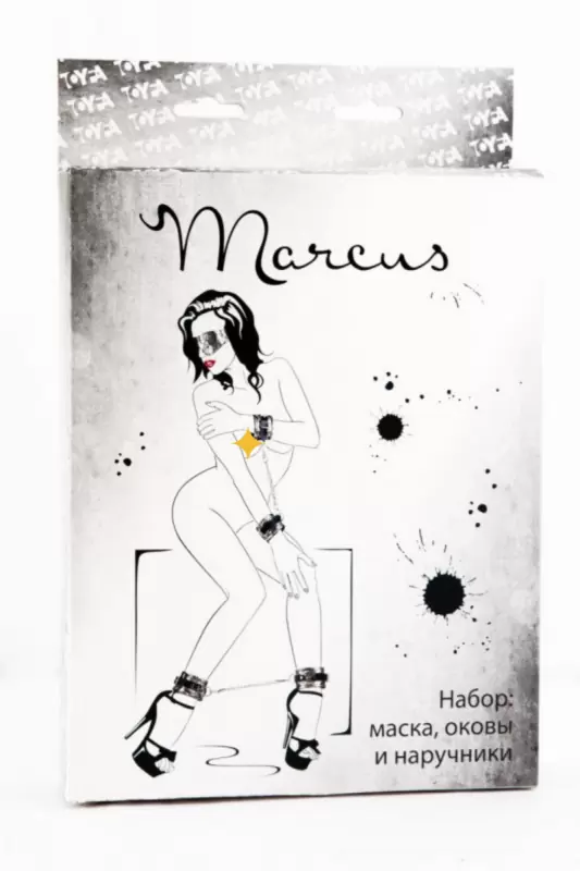 Кружевной набор из 3 предметов TOYFA Marcus – серебристый