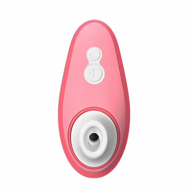 Вакуумный стимулятор клитора Womanizer Liberty 2 Vibrant rose, технология Pleasure Air, 10 см, розовый