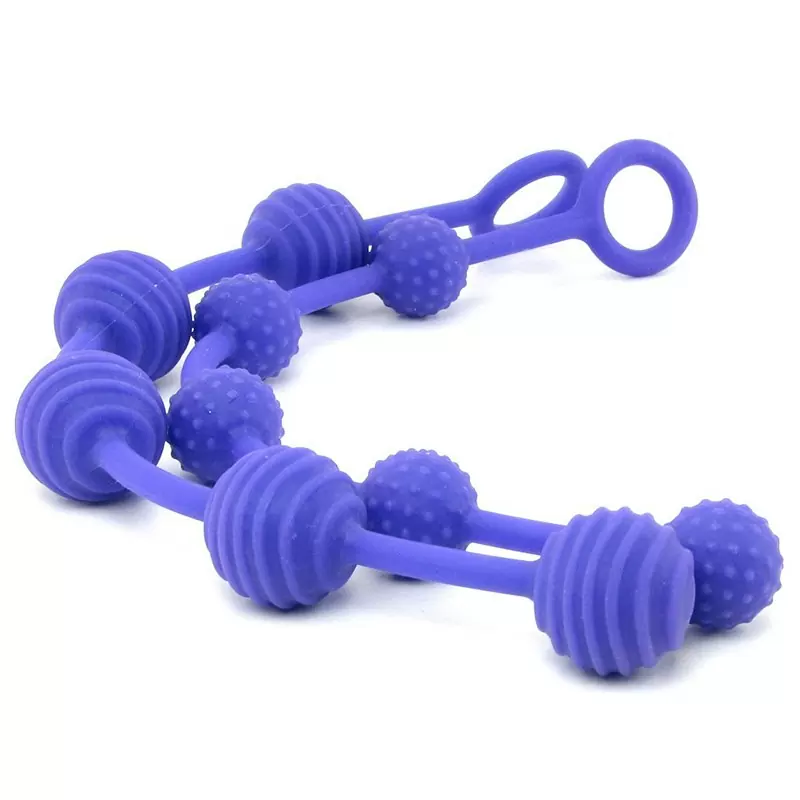 Набор анальных шариков Posh Silicone “O” Beads фиолетовый
