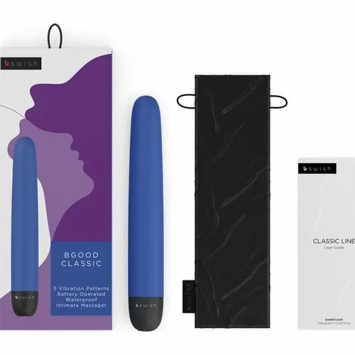 Вибратор Bswish Bgood Classic Denim. Синий