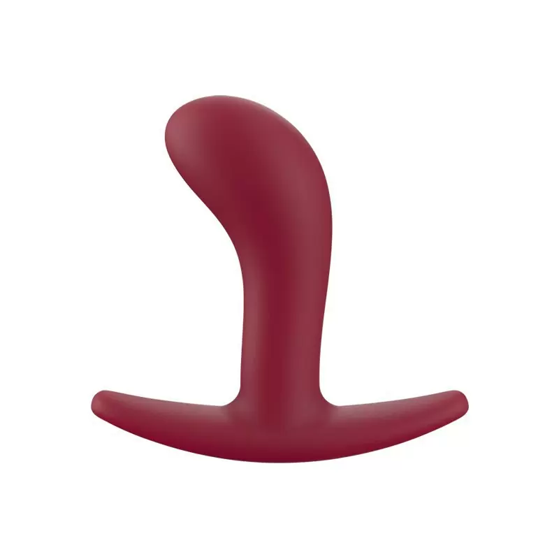 Компактная анальная пробка Fun Factory Bootie Small, 7,5 см, силикон, бордовая