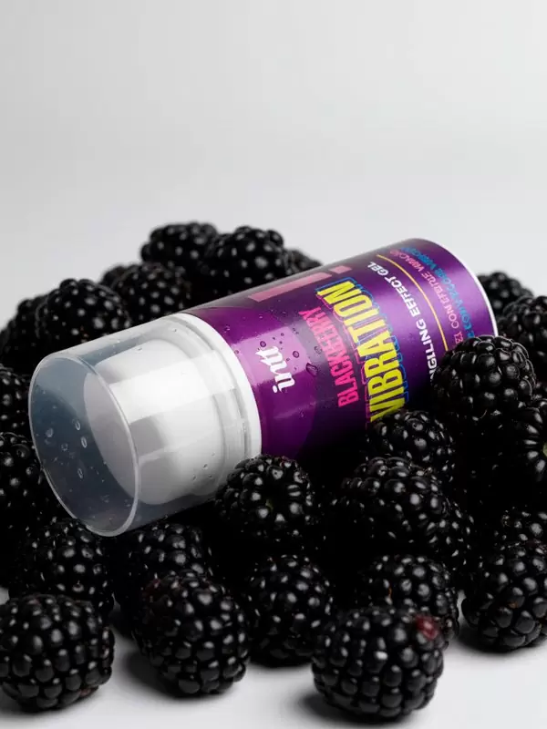 Увлажняющий гель для тела BLACKBERRY VIBRATION, ежевика, усиление чувствительности, 15 мл