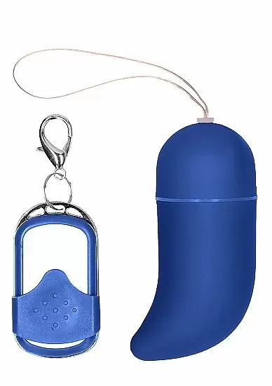 Виброяйцо для стимуляции точки G с пультом управления Small Wireless Vibrating G-Spot Egg (Голубой)