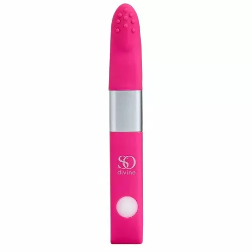 Мини-вибратор So Divine Get Lucky USB Vibrator. Розовый