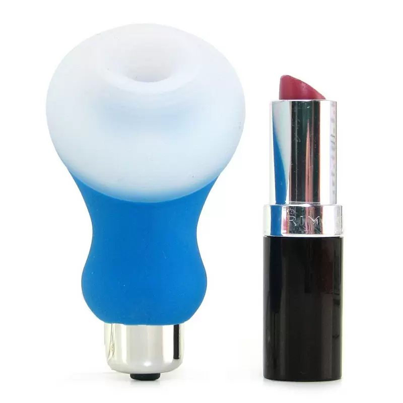 Мини-вибратор с охлаждающим эффектом Posh Silicone Ice Massager Tease – синий