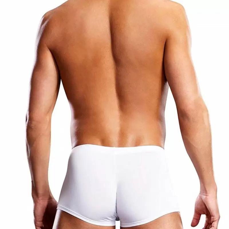 Белые боксеры BlueLine на шнуровке – S/M