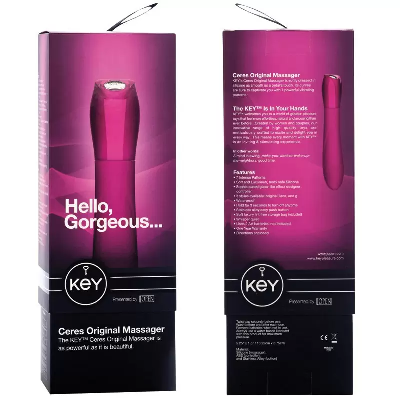 Водонепроницаемый вибратор Ceres Original - Pink