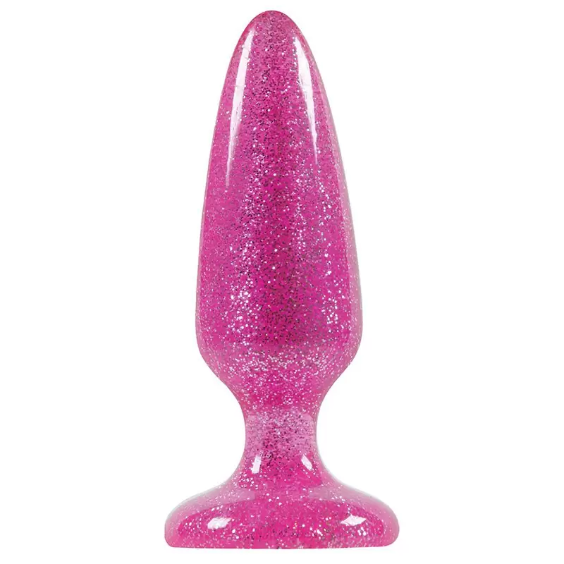 Анальная пробка Starlight Gems - Booty Boppers средняя – розовая