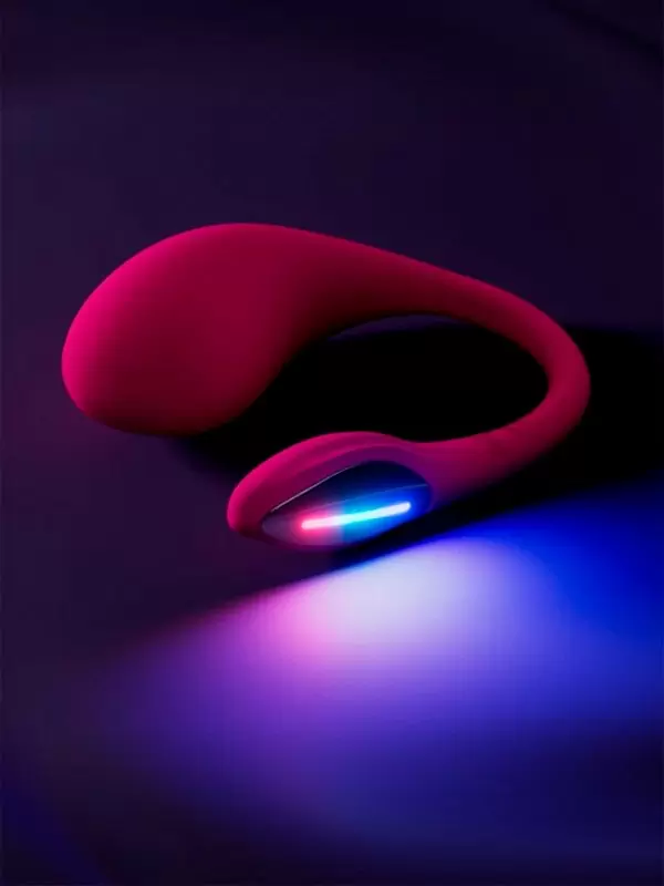 Интерактивное виброяйцо Lovense Lush 4, программируемое управление со смартфона, с LED-подсветкой, силикон