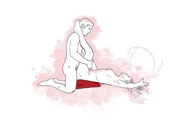 Подушка для любви малая Liberator Retail Wedge - красный