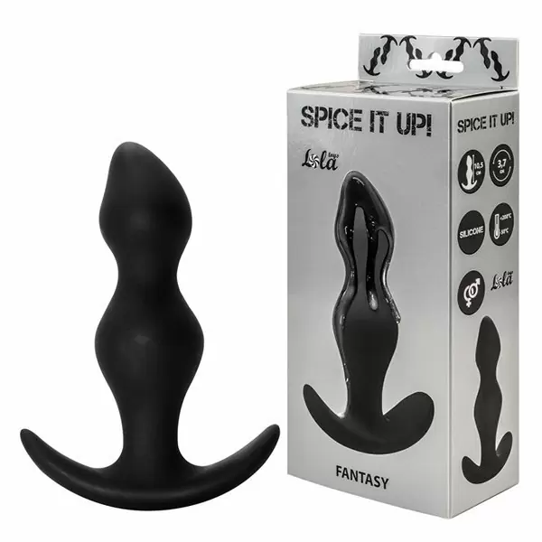 Анальная пробка Spice it up Fantasy Black 8006-01lola