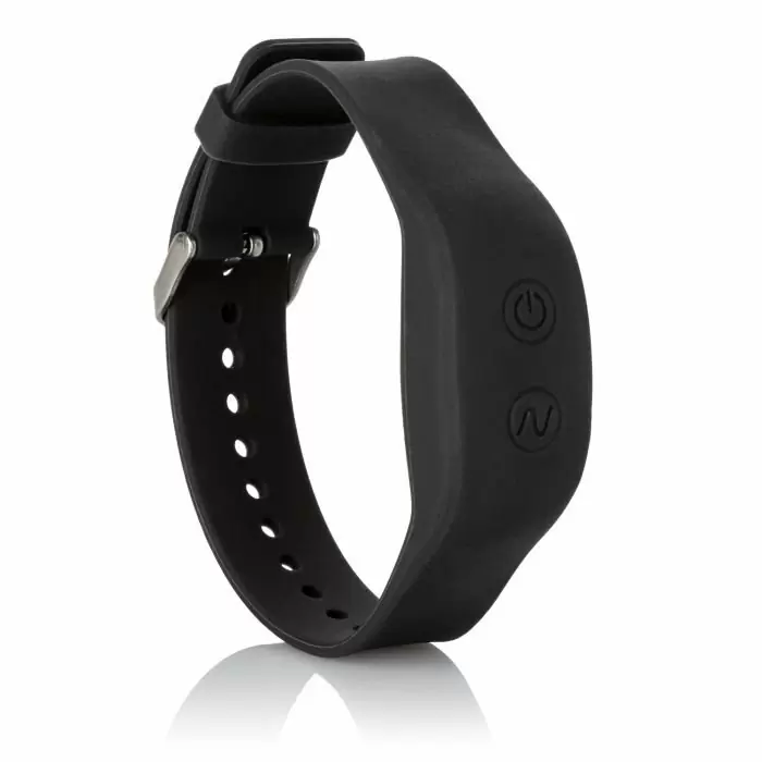 Вибропуля Wristband Remote Petite Bullet с пультом-браслетом - черный