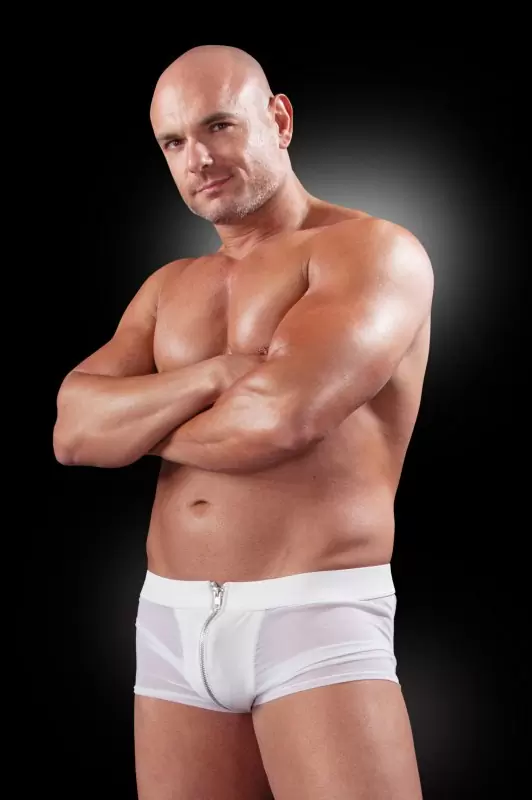 Трусы-боксеры на молнии White Hot - L/XL