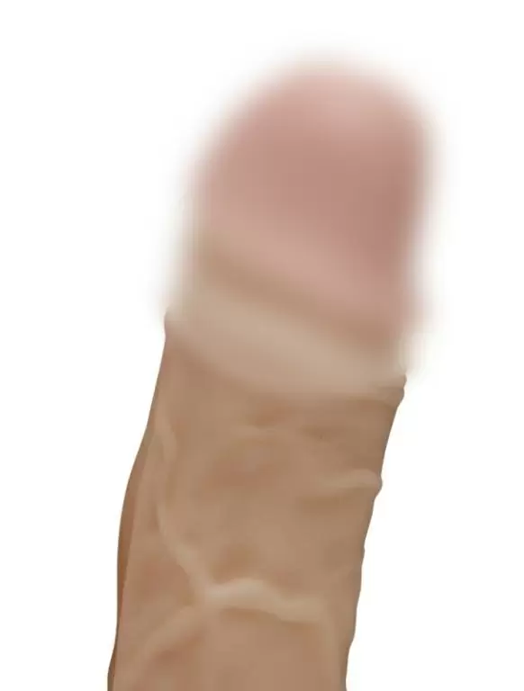 Реалистичный двусторонний фаллоимитатор REAL, 39 см, диаметр 4 см, ПВХ, телесный