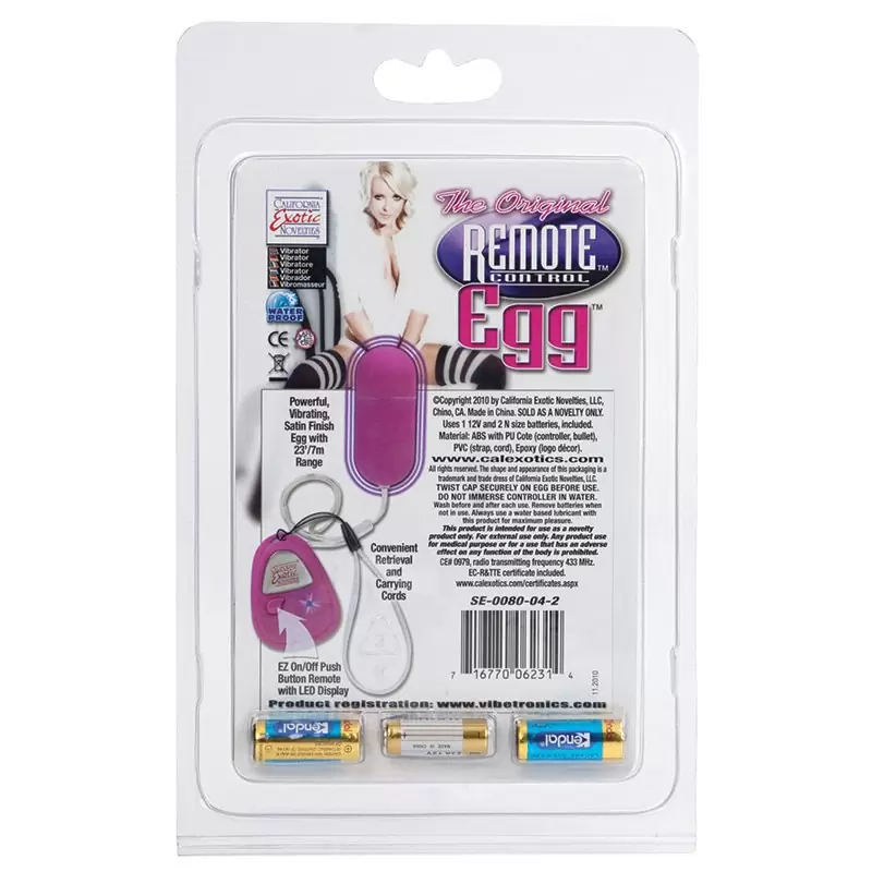 Беспроводной стимулятор Original Egg – розовый