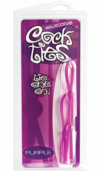 Набор из двух лассо Cock Ties - Purple