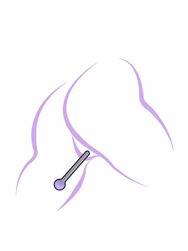 Элегантная анальная ёлочка Youvic, 16,4 см, 10 режимов, силикон, голубой с сиреневым 