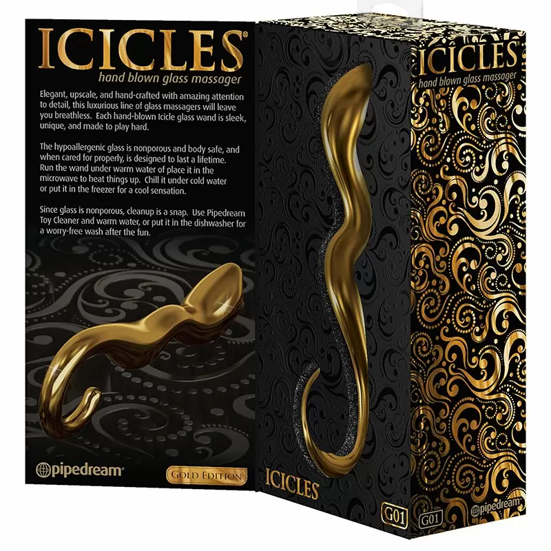 Стимулятор Icicles Gold Edition G01 – золотой