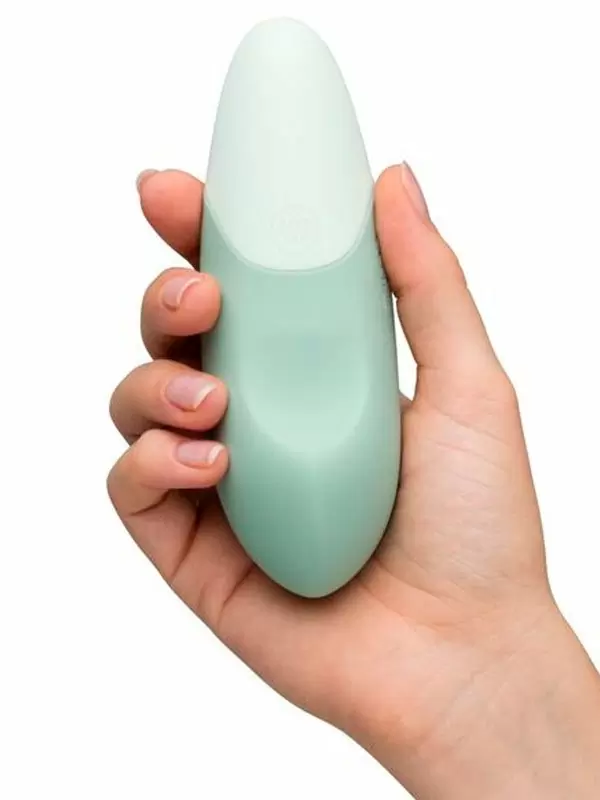 Стимулятор клитора Womanizer Vibe, 10 скоростей, технология UltraWave Vibration, цвет шалфей
