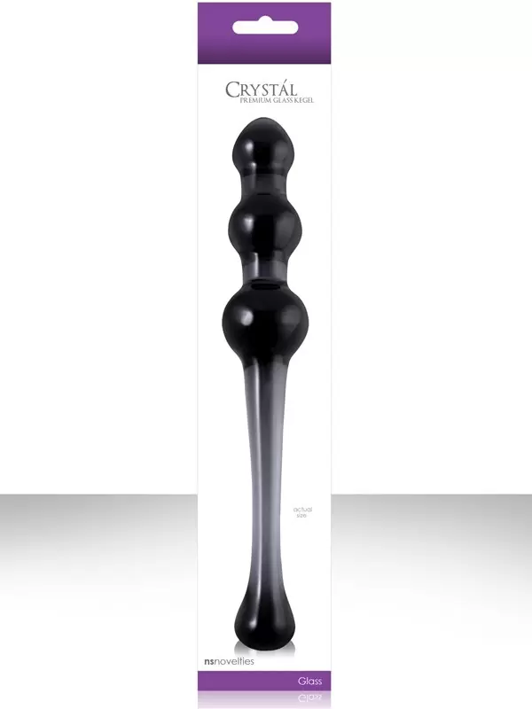 Большой стимулятор для вагинальных мышц Crystal Kegel - Charcoal