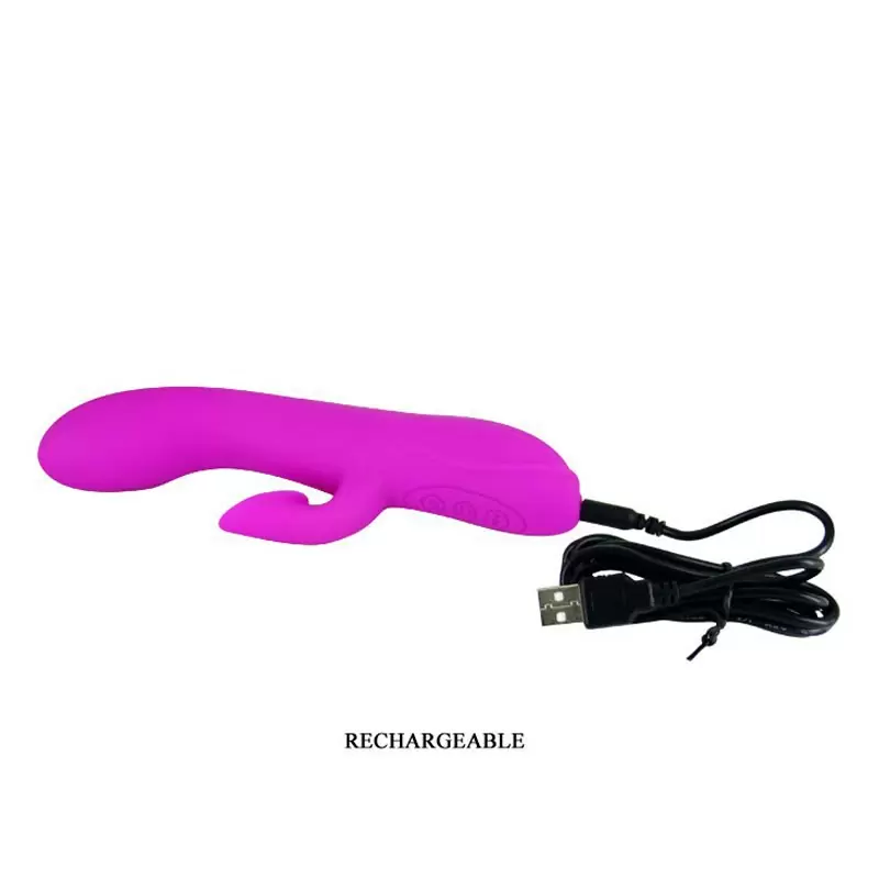 Вибромассажер с всасывающей стимуляцией клитора Desirable Flirt – розовый