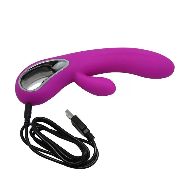 Вибратор-кролик Conrad с эргономичным держателем – розовый