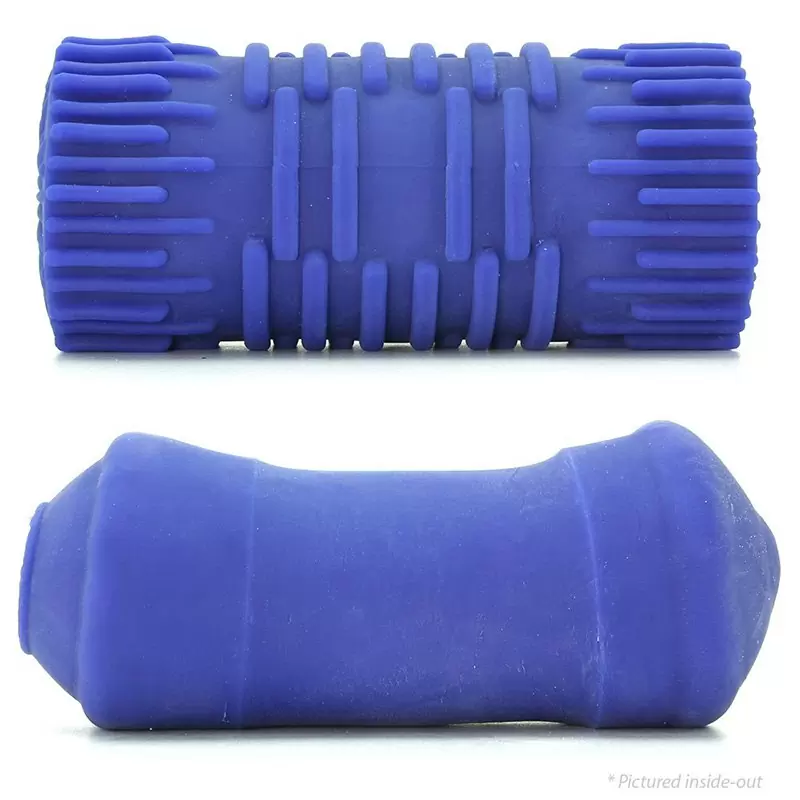 Мастурбатор Apollo Reversible Premium Masturbator Grip двусторонний – голубой