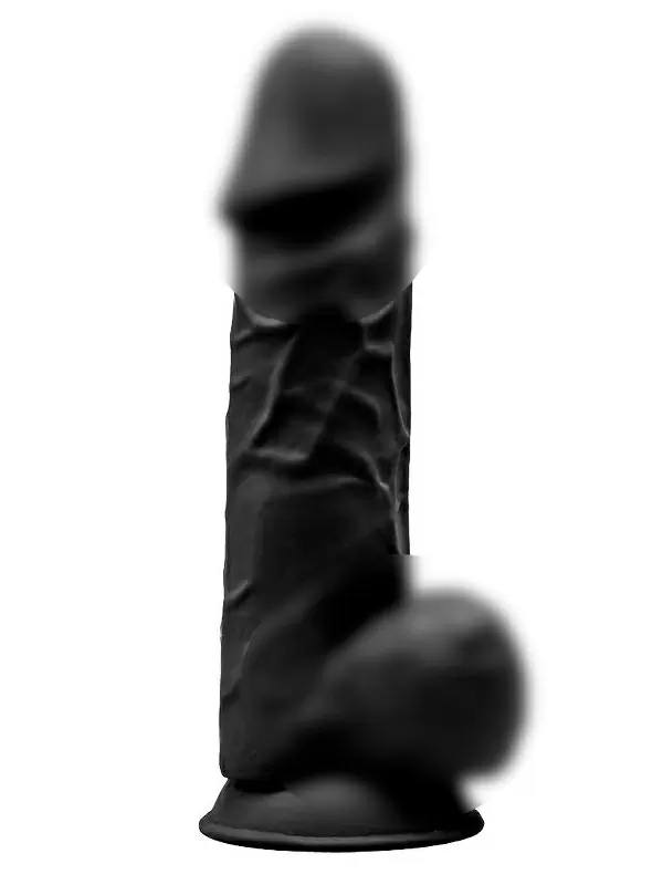 Реалистичный фаллоимитатор SILEXD Model 2, с мошонкой, 21,7 см, черный