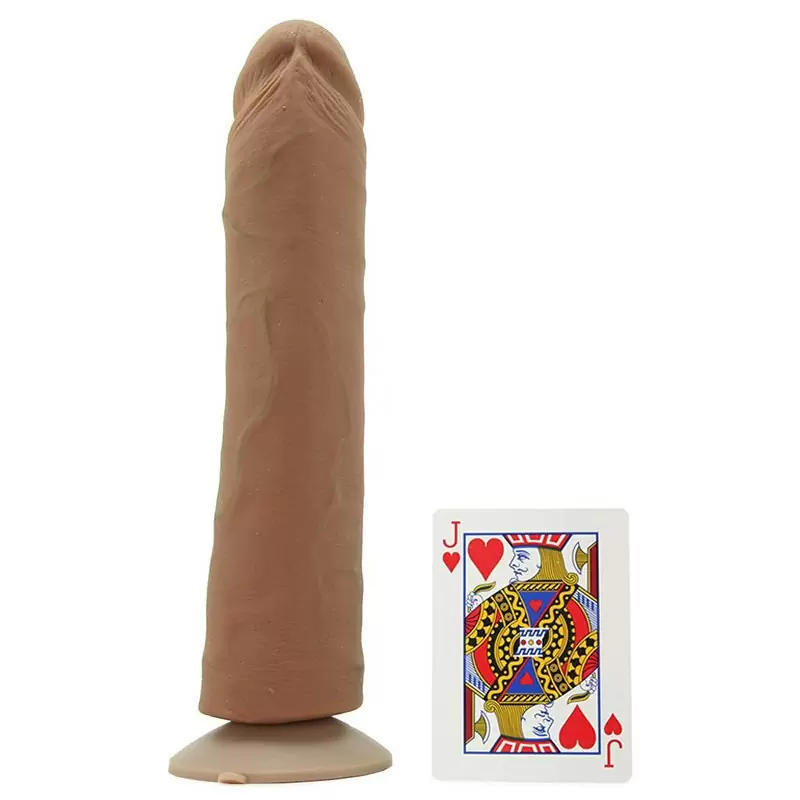 Фаллоимитатор реалистик Realistic Cock UR3 10” без мошонки – коричневый