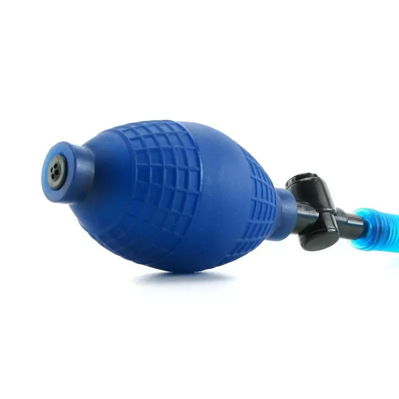 Мужская эрекционная помпа So Pumped без вставки – голубой