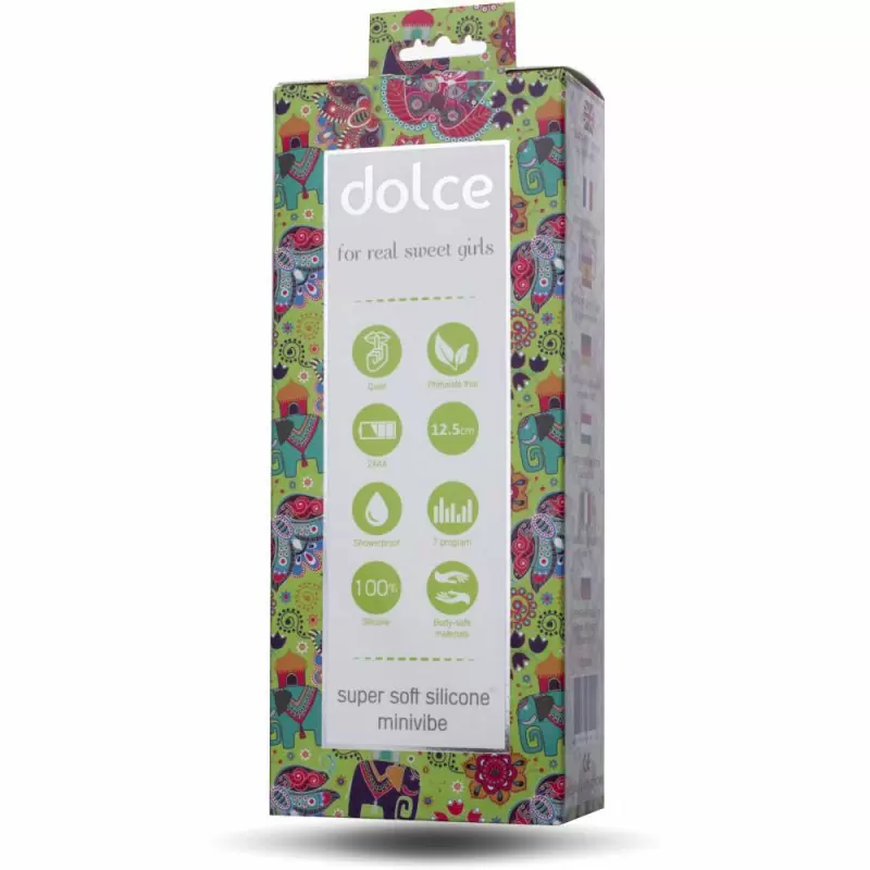 Мультифункциональный мини вибратор Dolce Jaxon – зеленый