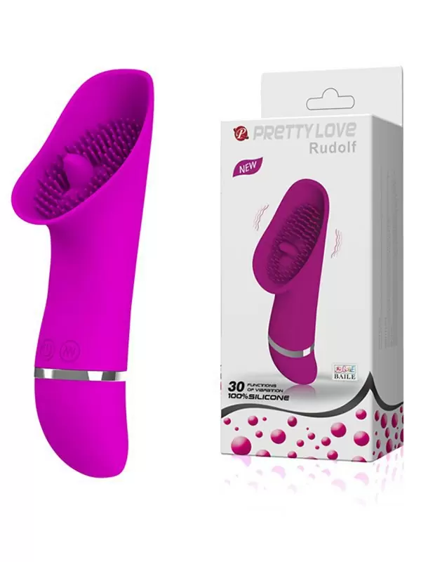 Вибратор-стимулятор клитора Rudolf – розовый 