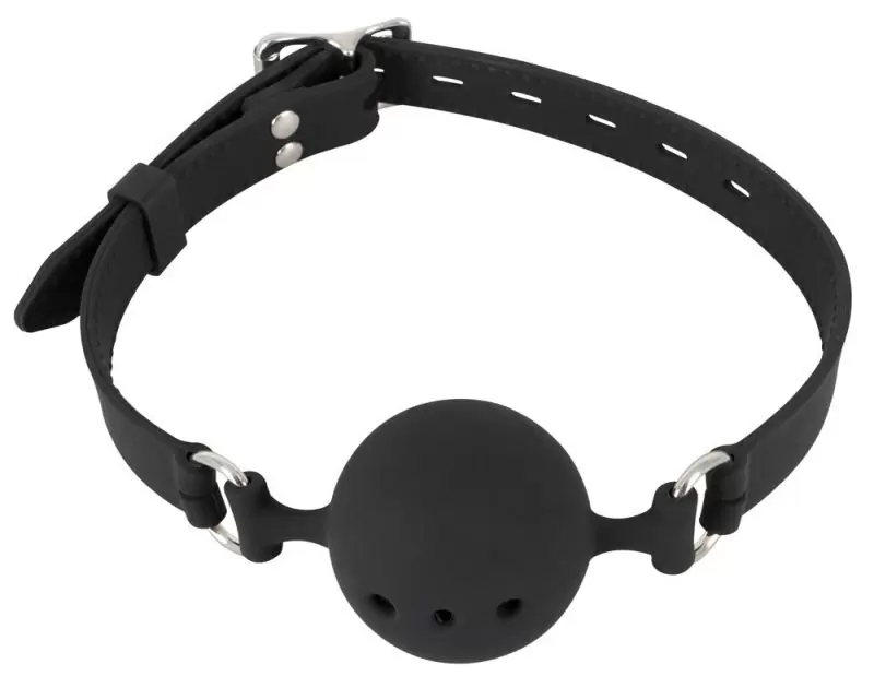 Кляп Bad Kitty Silicone Gag M - черный