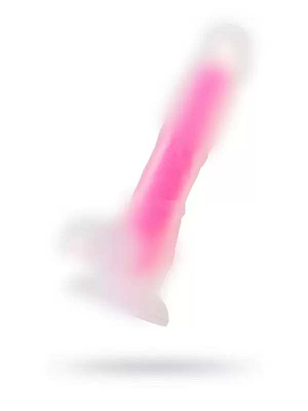 ФАЛЛОИМИТАТОР, СВЕТЯЩИЙСЯ В ТЕМНОТЕ, BEYOND BY TOYFA, PETER GLOW, СИЛИКОН, ПРОЗРАЧНО-РОЗОВЫЙ, 22 СМ