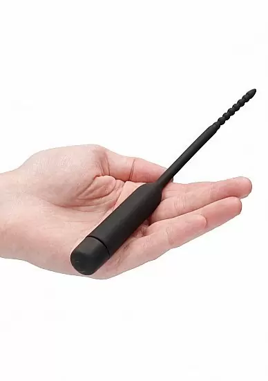 Стимулятор уретры с вибрацией Vibrating Bullet Plug With Beaded Tip