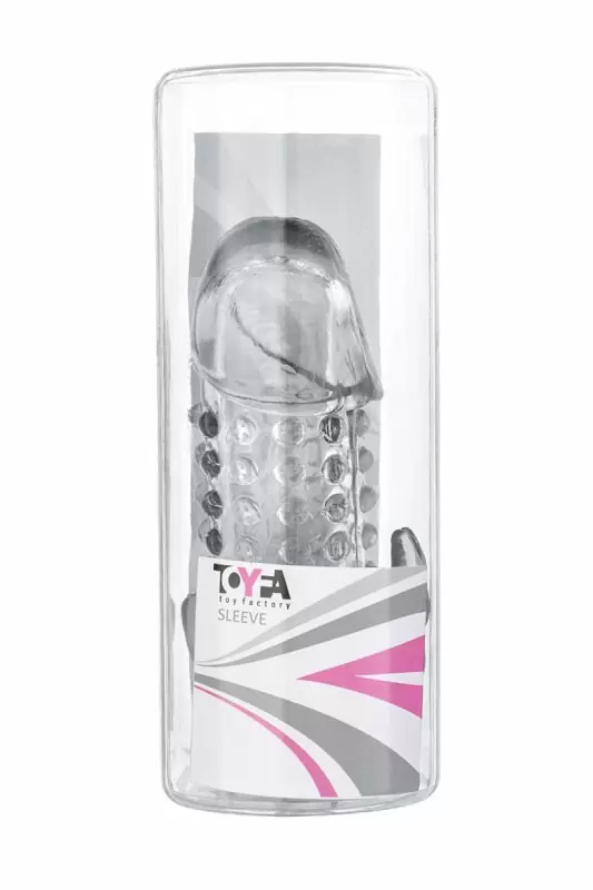 Насадка с двойной стимуляцией TOYFA - прозрачный