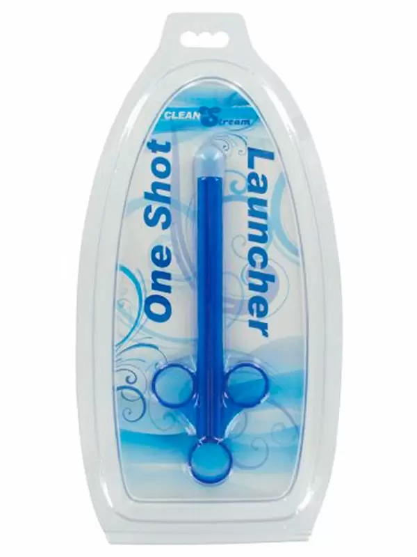 Аппликатор для введения лубриканта EDC, 19 см, АБС-пластик, синий 