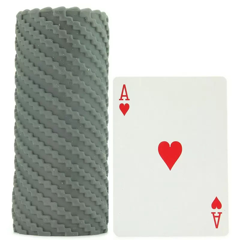 Мастурбатор Apollo Reversible Premium Masturbator Twist двусторонний – серый