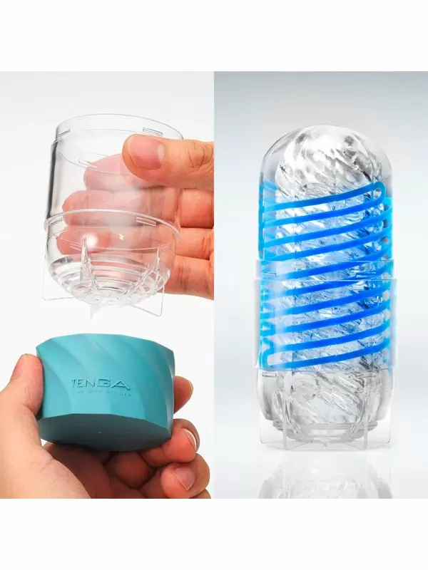 Нереалистичный мастурбатор Tenga Spinner DX 03 STEPS, 13 см, ТПЭ, красный